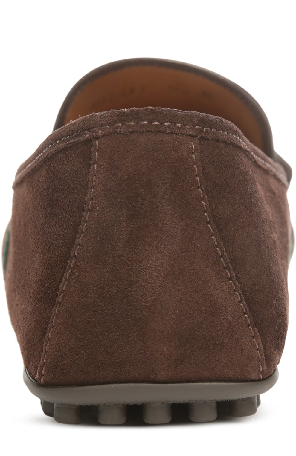 Мокасины GUCCI темно-коричневого цвета по цене 28900 руб., арт. 407411/CMAK0, фото 3 Мокасины GUCCI, арт. 407411/CMAK0, фото 3