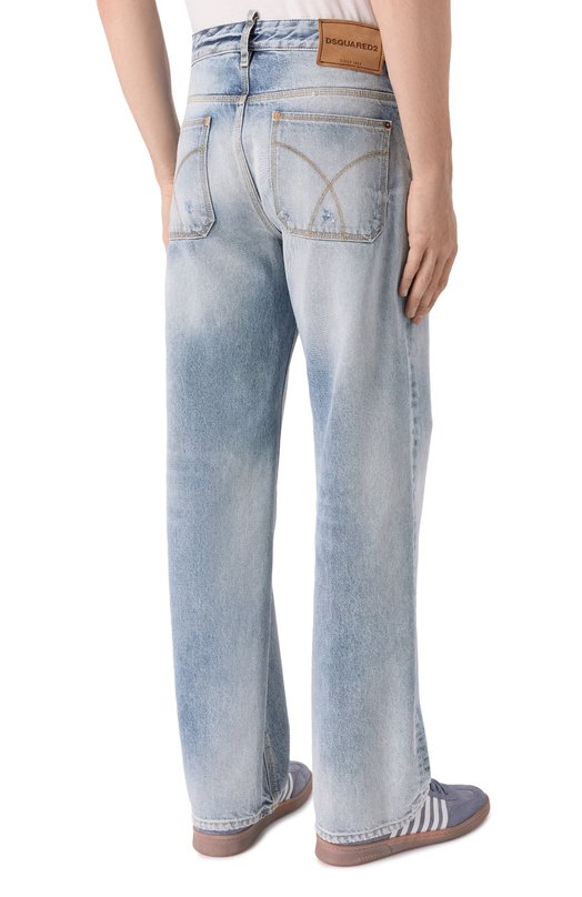 Джинсы Dsquared2 S74KB1130/S30839 Голубой  S74KB1130/S30839 Фото 4