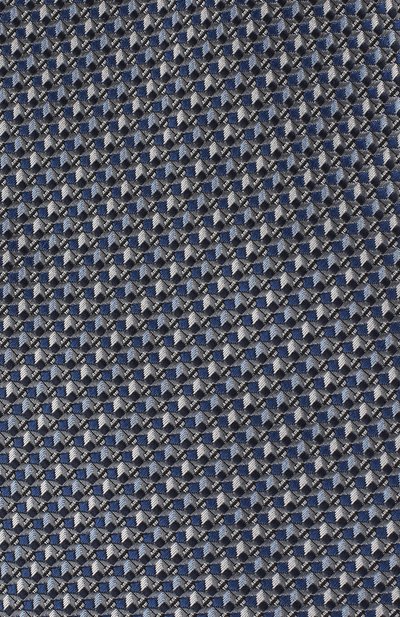 Шелковый галстук с узором BRIONI синего цвета по цене 29950 руб., арт. 062I00/P7485, фото 3 Шелковый галстук с узором BRIONI, арт. 062I00/P7485, фото 3