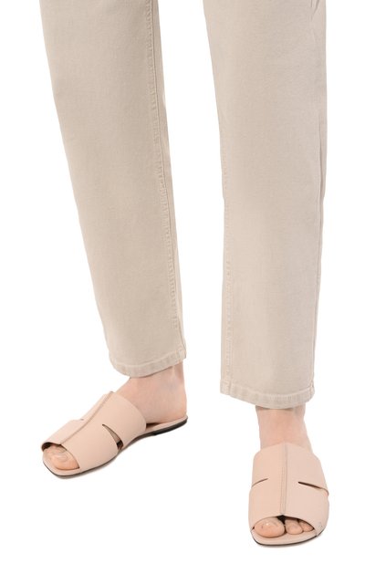 Кожаные шлепанцы LORENA ANTONIAZZI, арт. P24207SC17D/9884, фото 3