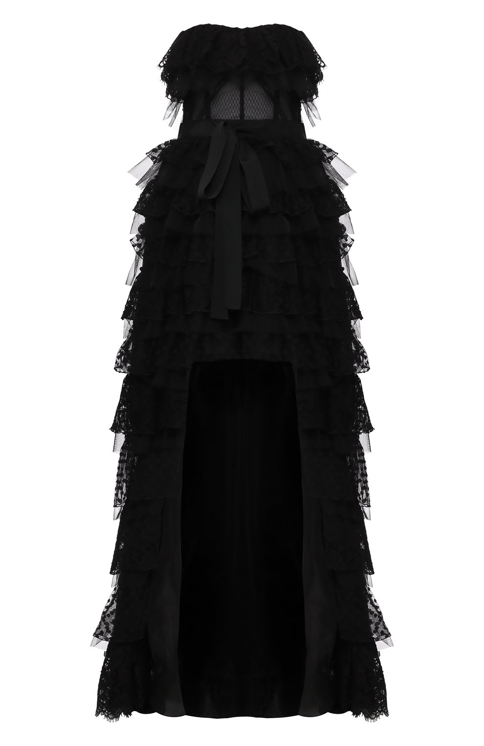 Платье из смеси хлопка и вискозы ZUHAIR MURAD черного цвета по цене 387500 руб., арт. DRS19041/LABL004, фото 1 Платье из смеси хлопка и вискозы ZUHAIR MURAD, арт. DRS19041/LABL004, фото 1