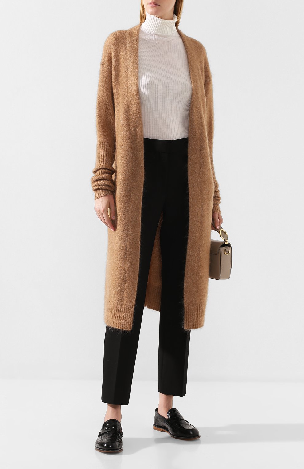Кардиган ACNE STUDIOS бежевого цвета по цене 28300 руб., арт. A60033, фото 2 Кардиган ACNE STUDIOS, арт. A60033, фото 2