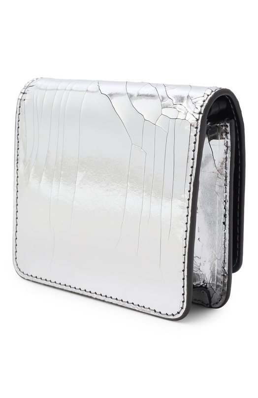 Кожаный кошелек Maison Margiela SA3UI0019/P5016 Серебряный  SA3UI0019/P5016 Фото 2