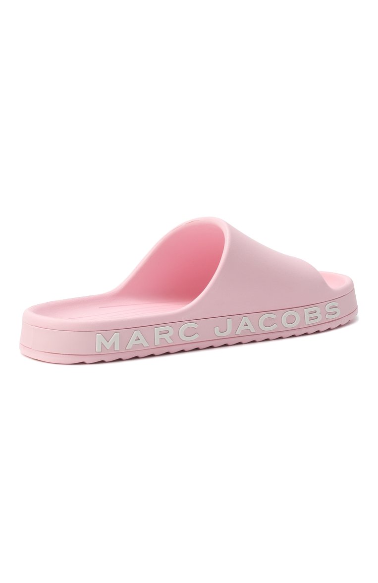 Детский шлепанцы MARC JACOBS (THE) светло-розового цвета, арт. W60529 | Фото 3 (Нос: Не проставлено; Автоматизация состава: Проставлено)