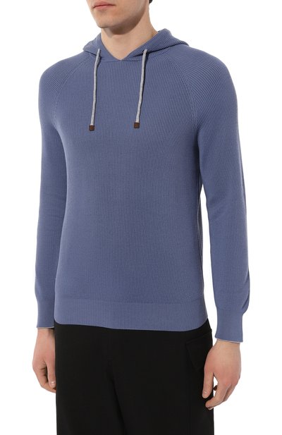 Хлопковое худи BRUNELLO CUCINELLI, арт. M2900B2022, фото 3