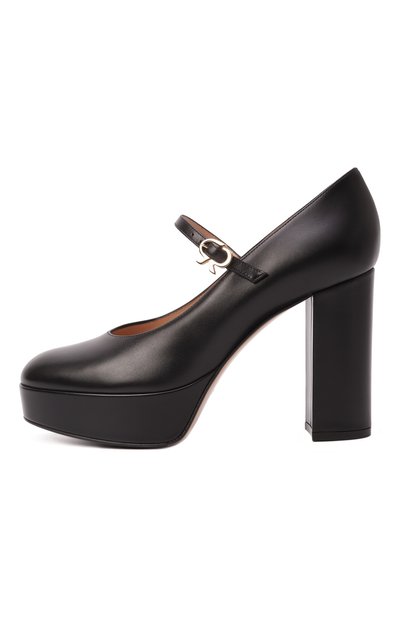 Кожаные туфли doris 70 GIANVITO ROSSI, арт. G22383.70RIC.VITNER0, фото 4