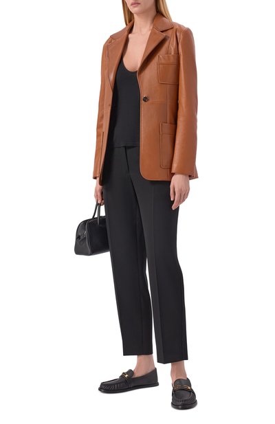 Кожаные лоферы SERGIO ROSSI, арт. B14450/MVIN14, фото 3