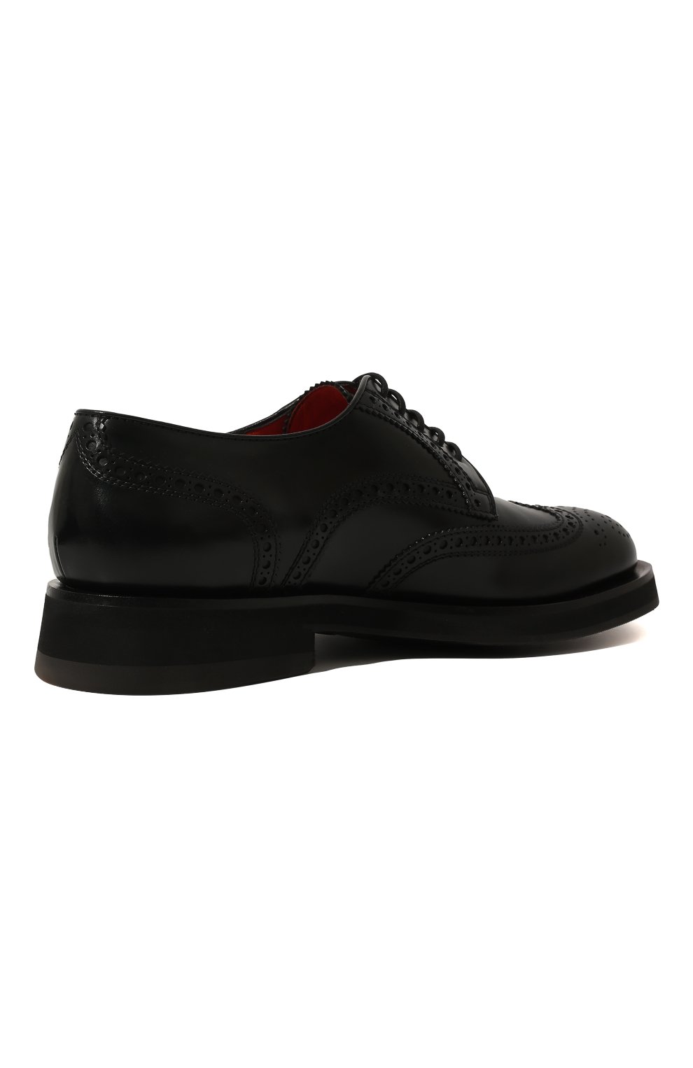 Кожаные дерби SANTONI черного цвета по цене 69550 руб., арт. MCCG17872JW2IPWEN01, фото 5 Кожаные дерби SANTONI, арт. MCCG17872JW2IPWEN01, фото 5