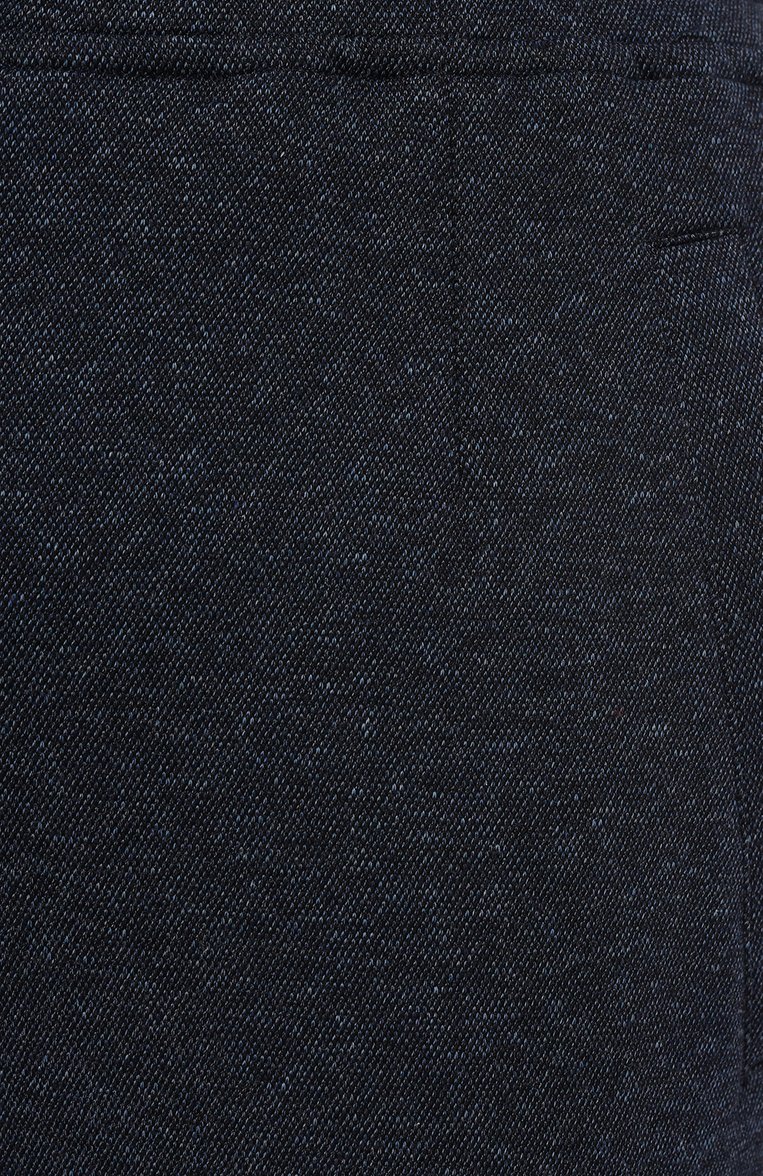Мужские хлопковые брюки CAPOBIANCO темно-синего цвета, арт. 16M706.0SR0. | Фото 5 (Длина (брюки, джинсы): Стандартные; Случай: Повседневный; Материал сплава: Проставлено; Материал внешний: Хлопок; Драгоценные камни: Проставлено; Стили: Кэжуэл)