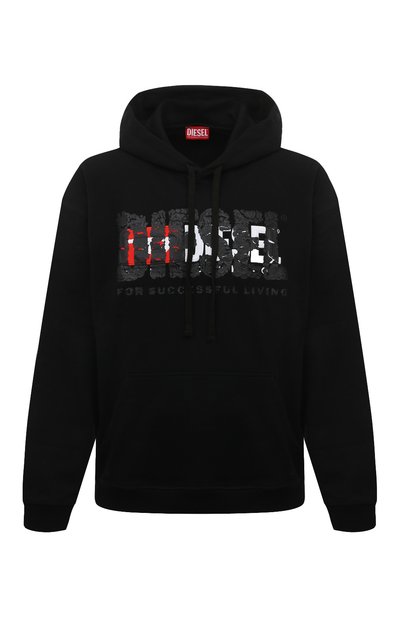 Хлопковое худи DIESEL, арт. A11779/0IAJH, фото 1