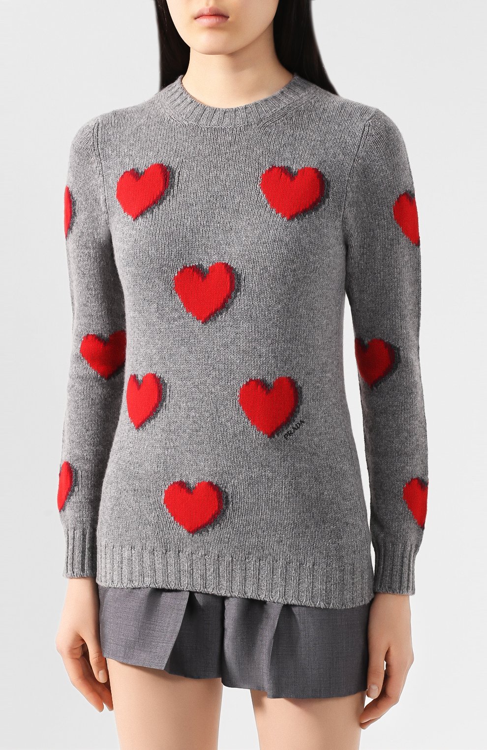 Шерстяной свитер PRADA, арт. P24Z0C-1WHV-F0I15, фото 3