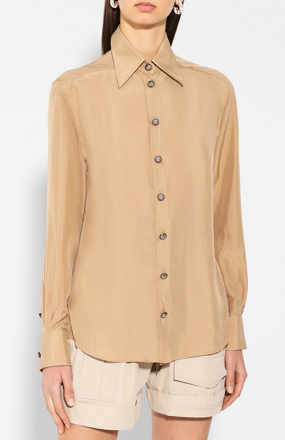 Шелковая блузка DOLCE & GABBANA, арт. F5M46T/FU1UJ, фото 3