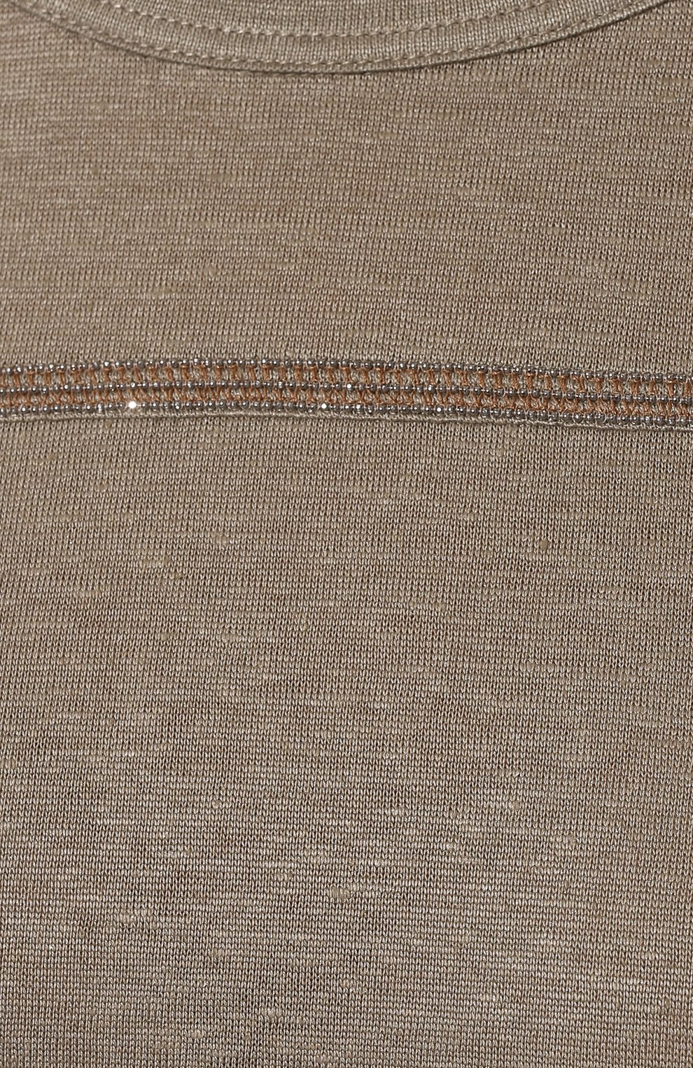 Футболка изо льна и шелка BRUNELLO CUCINELLI, арт. MF982BY500, фото 5