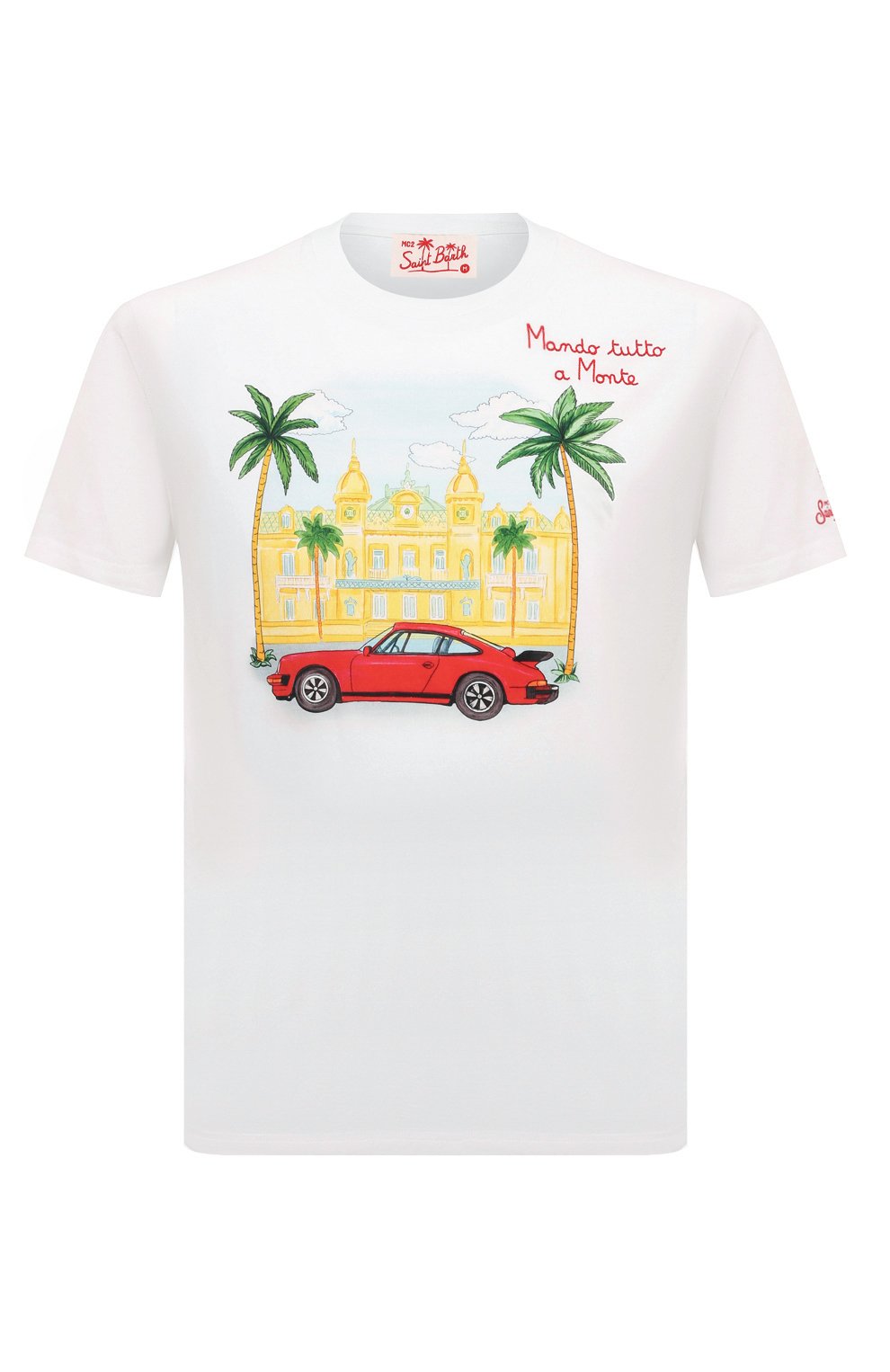 Хлопковая футболка MC2 SAINT BARTH, арт. STBM TSHIRT MAN/TSHM001/02203B, фото 1