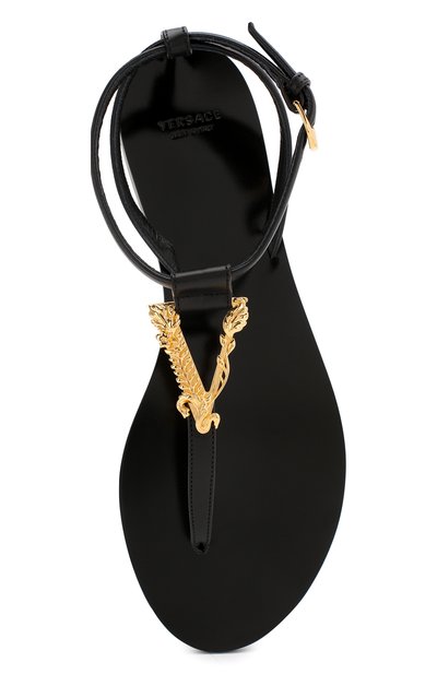Кожаные сандалии virtus VERSACE, арт. DST211C/DVT2P, фото 5