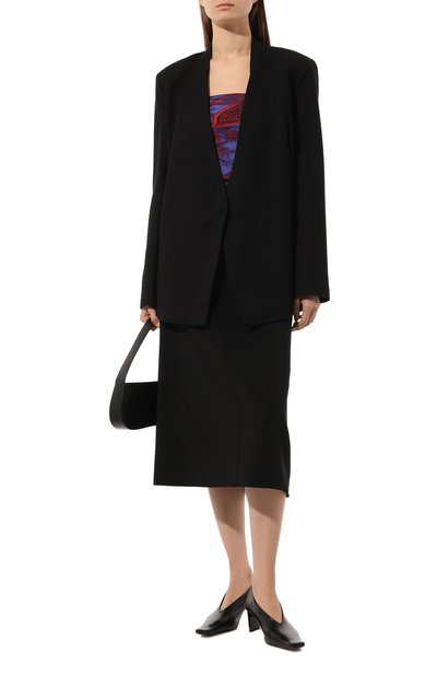 Шелковый платок орнамент цветы GOURJI, арт. T26AZB7VIR/1, фото 3