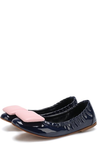 Лаковые балетки с декором MARNI, арт. 56652/36-41, фото 1