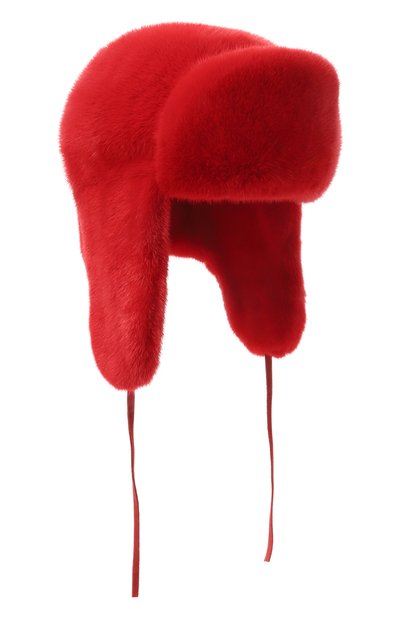 Женская меховая шапка-ушанка френки из норки FURLAND, арт. 0217500110276600000