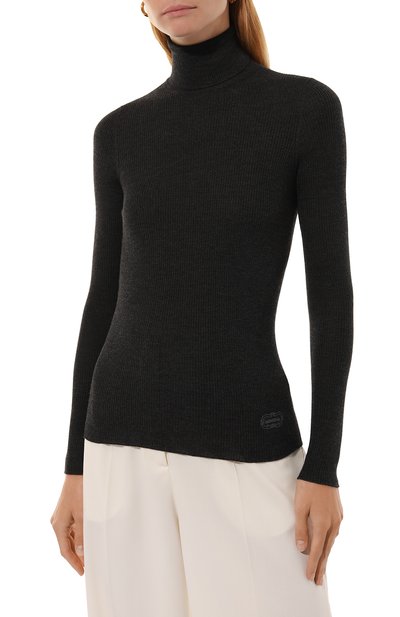 Водолазка из кашемира и шерсти AGNONA, арт. K208058E/1V180LE, фото 3