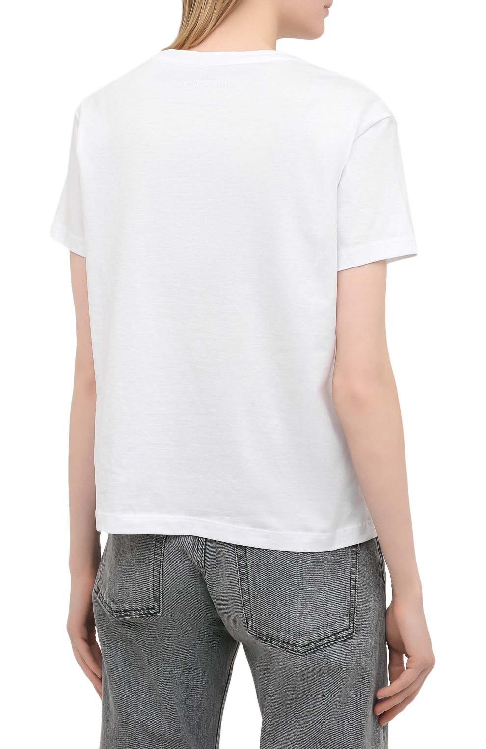 Хлопковая футболка EMPORIO ARMANI, арт. 3K2T7L/2JSYZ, фото 4