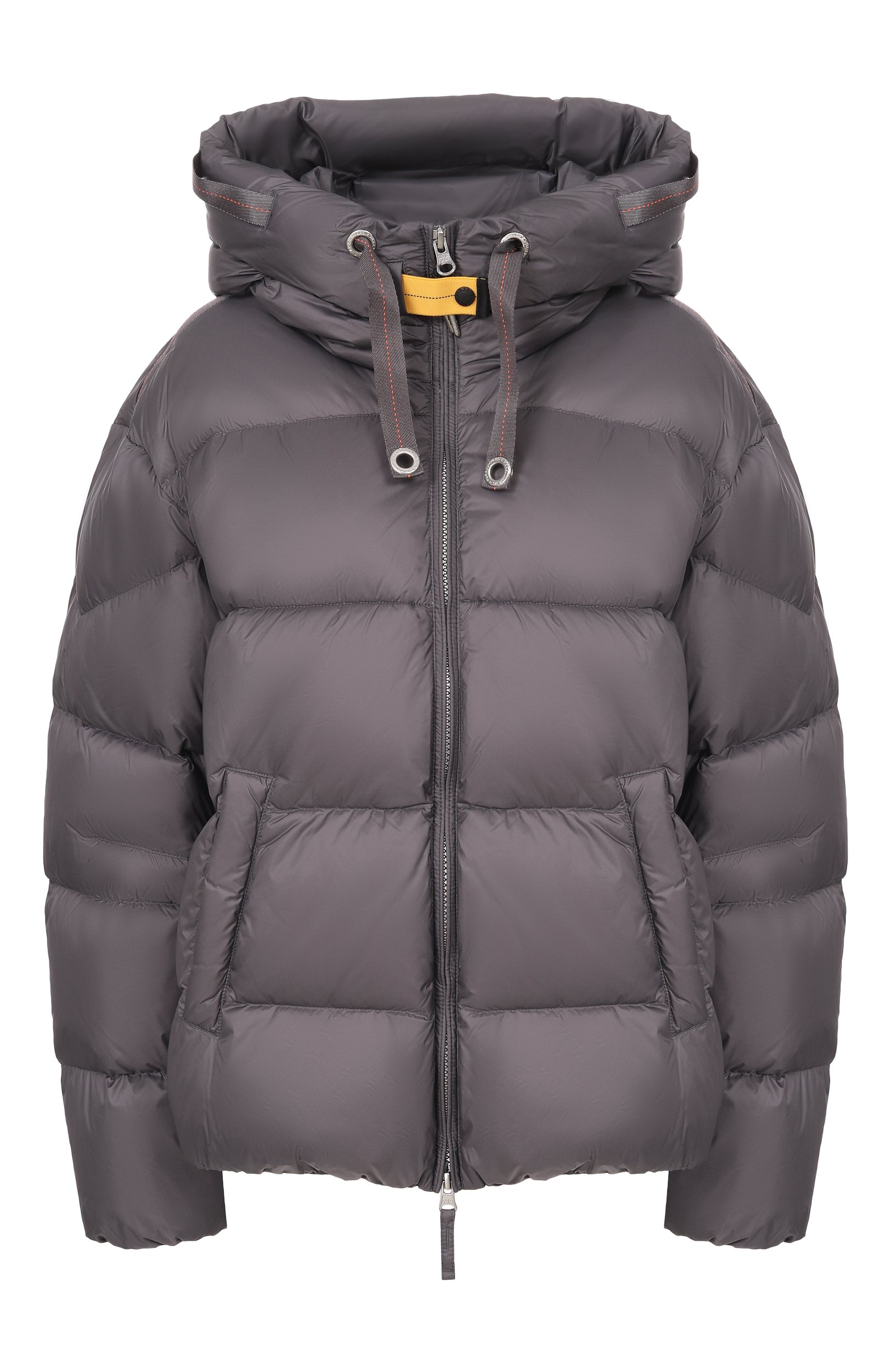 Пуховик PARAJUMPERS серого цвета по цене 94250 руб., арт. 26WMPWPUHY32, фото 1 Пуховик PARAJUMPERS, арт. 26WMPWPUHY32, фото 1