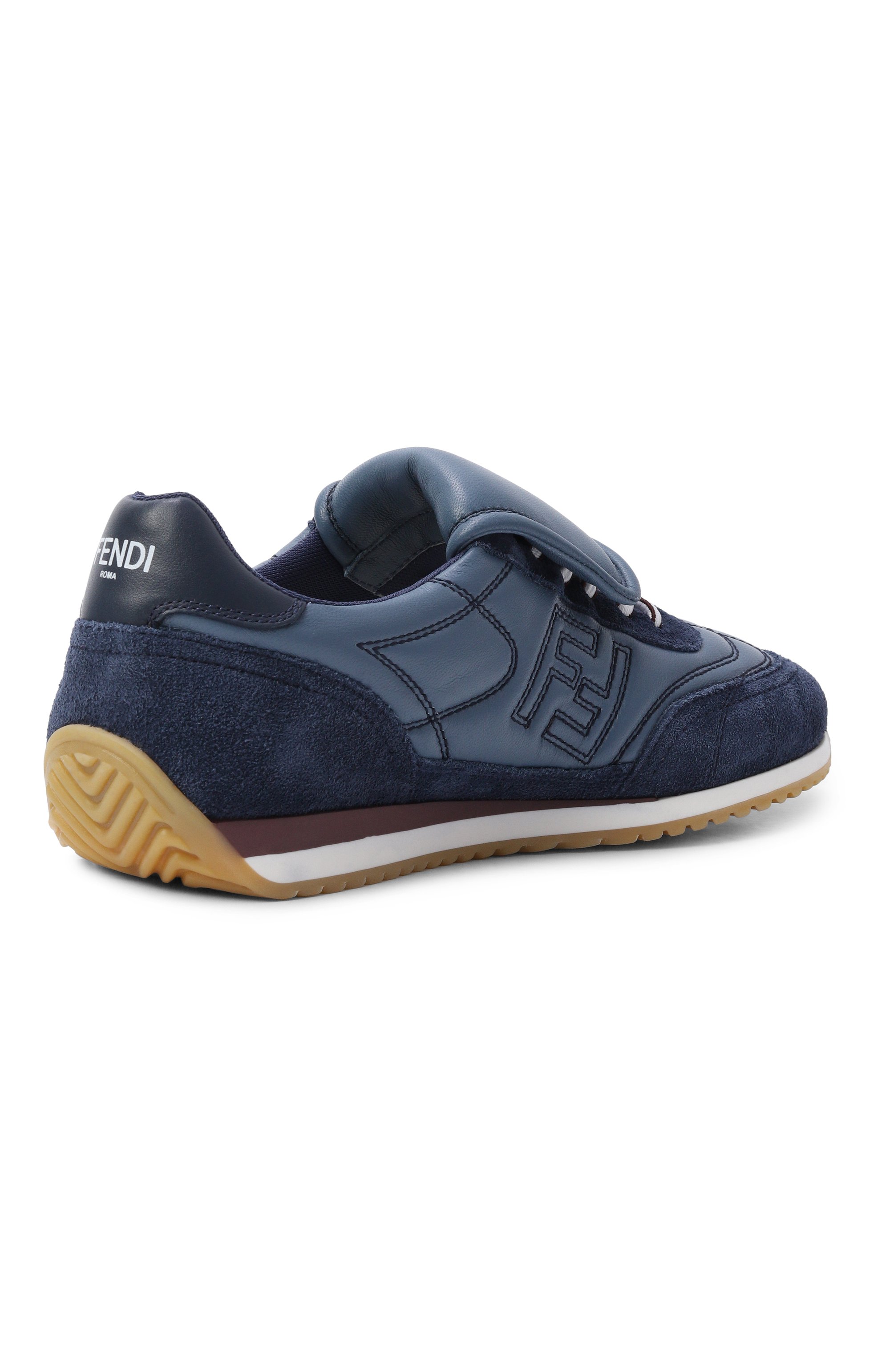 Кожаные кроссовки FENDI, арт. JMR562/AWK5/32-39, фото 3