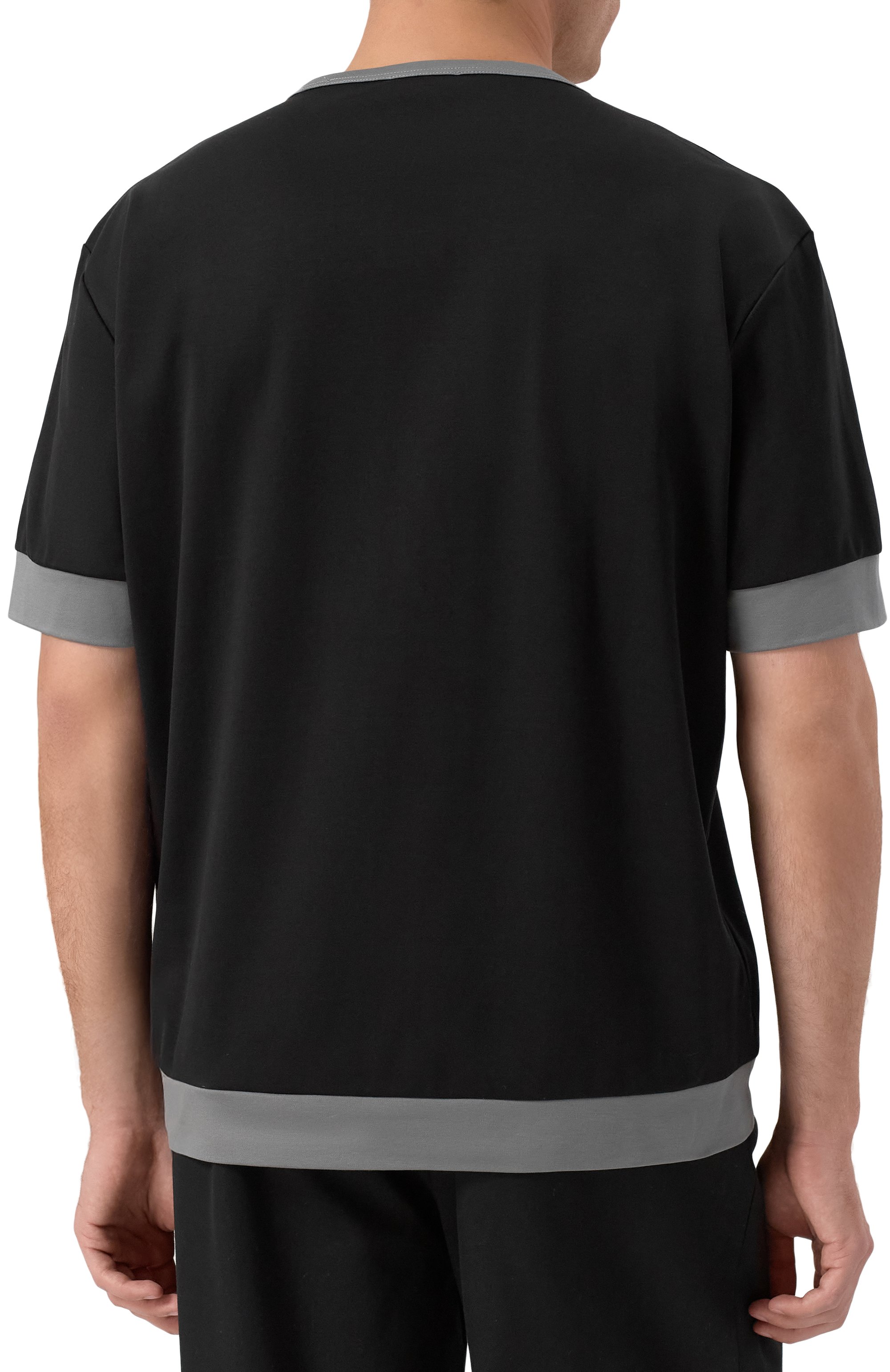 Хлопковая футболка GIORGIO ARMANI, арт. GM001948/TE10333, фото 4