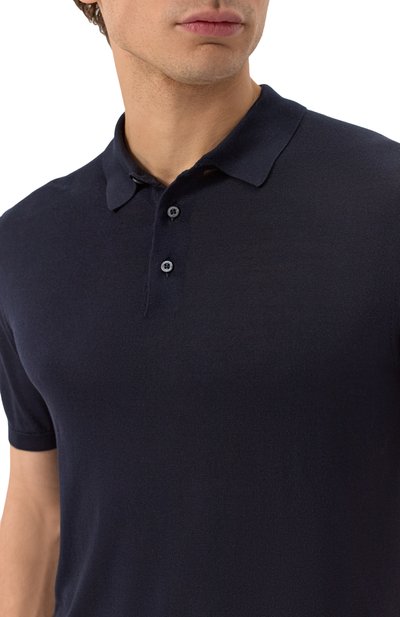 Шелковое поло CORNELIANI, арт. 25M541-2525170, фото 5