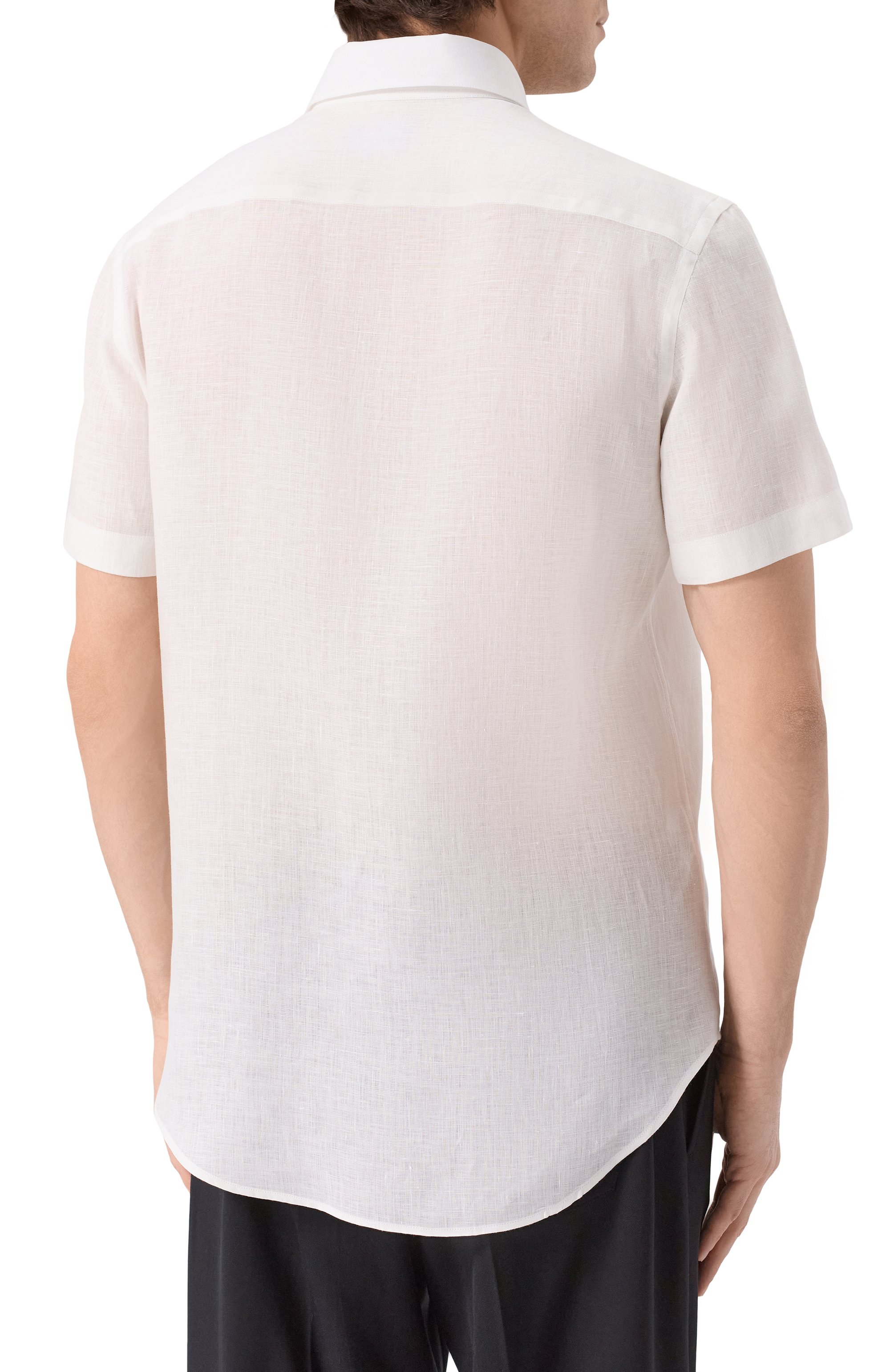 Льняная рубашка GIORGIO ARMANI, арт. GM000474/TE11049, фото 4