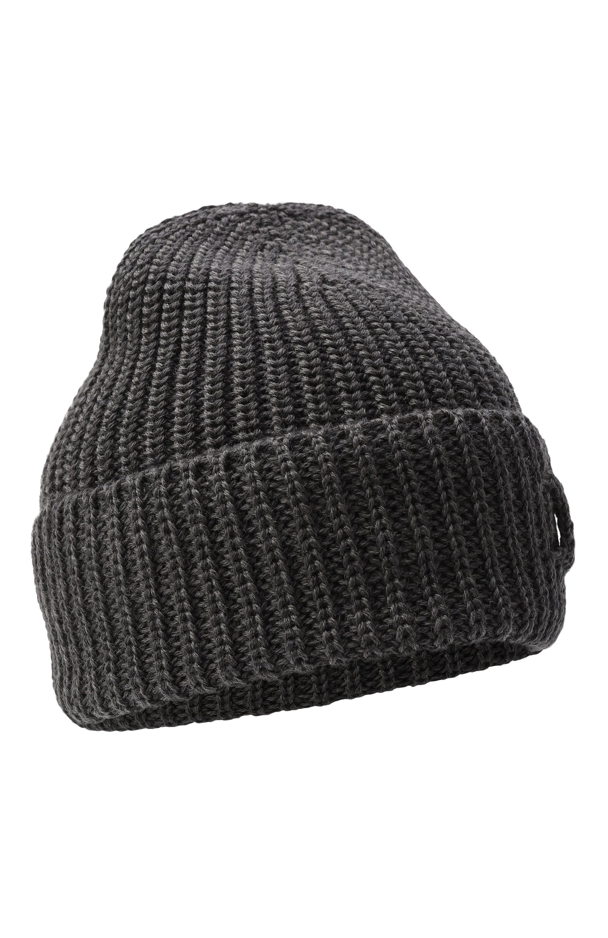 Шерстяная шапка HANNES ROETHER темно-серого цвета по цене 12400 руб., арт. MU40FFE.130, фото 1 Шерстяная шапка HANNES ROETHER, арт. MU40FFE.130, фото 1