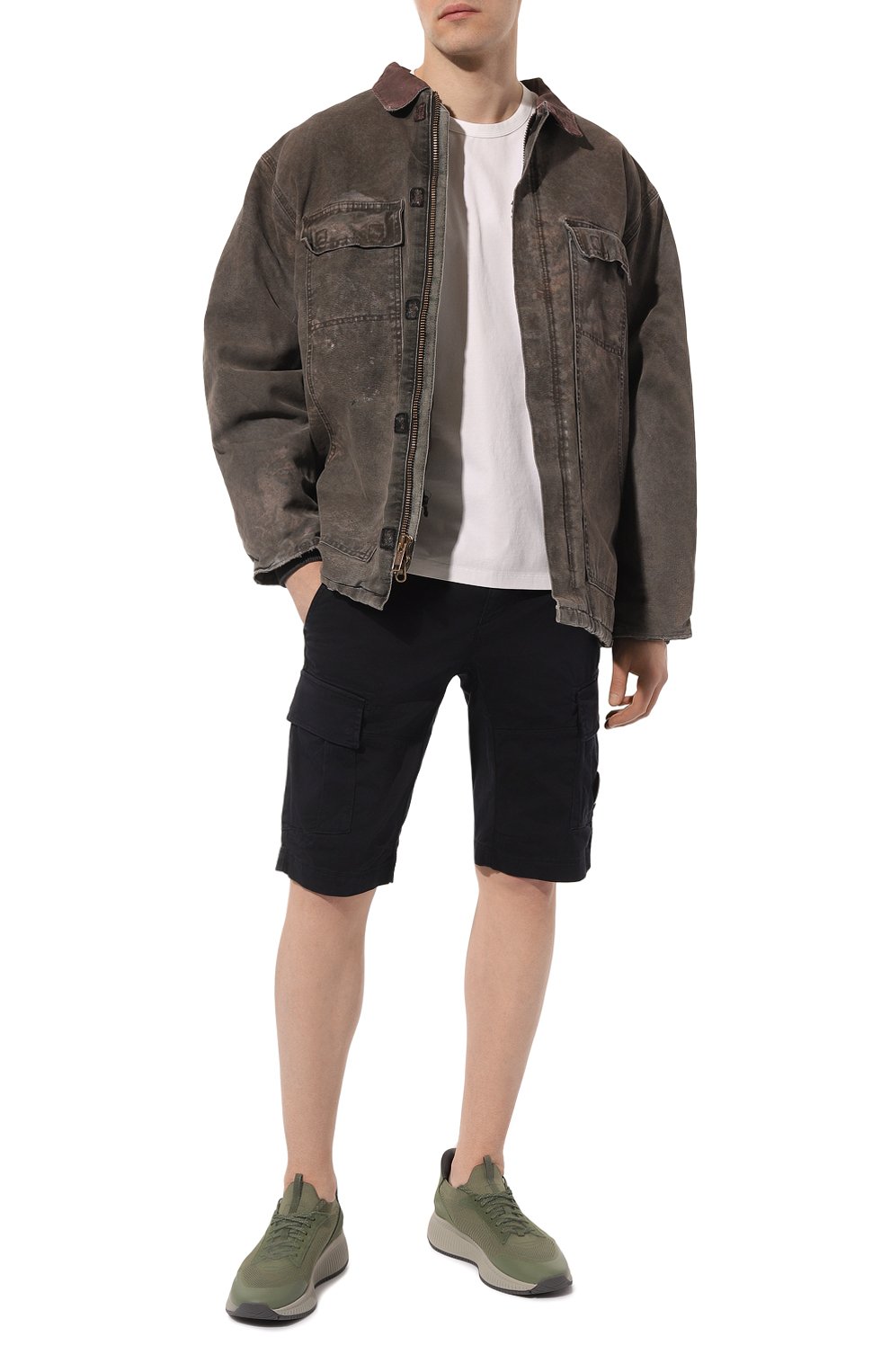 Хлопковая футболка C.P. COMPANY, арт. 16CLTS046A006370W, фото 2