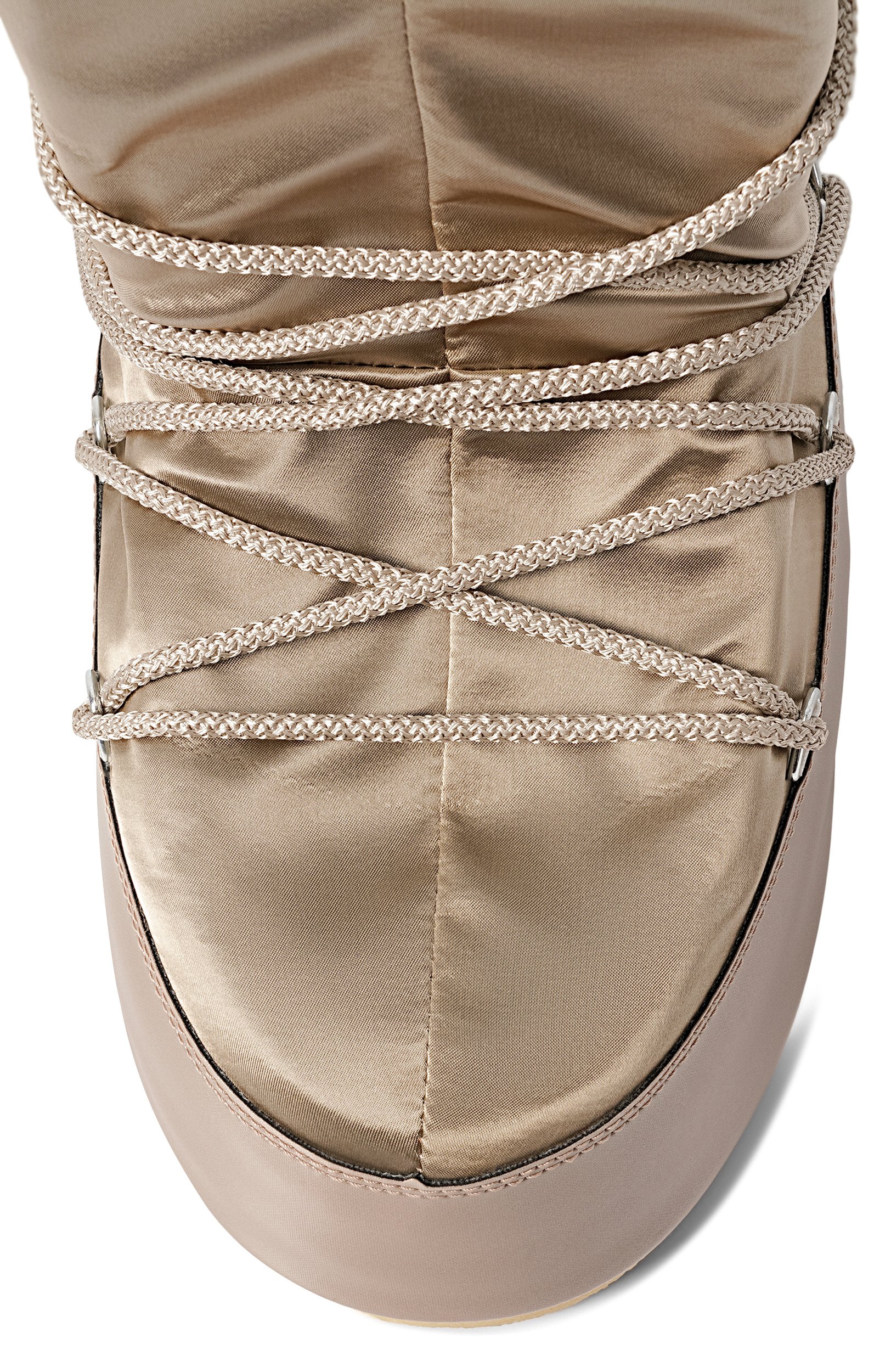Текстильные сапоги icon MOON BOOT золотого цвета по цене 29050 руб., арт. 80D1401680, фото 6 Текстильные сапоги icon MOON BOOT, арт. 80D1401680, фото 6