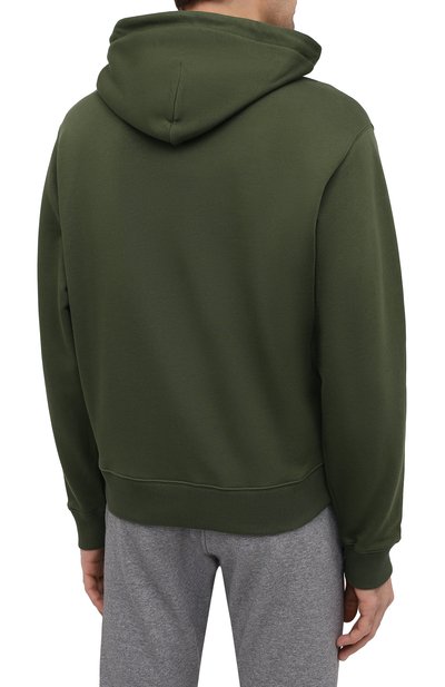 Хлопковое худи KENZO хаки цвета по цене 33050 руб., арт. FB55SW3104XA, фото 4 Хлопковое худи KENZO, арт. FB55SW3104XA, фото 4