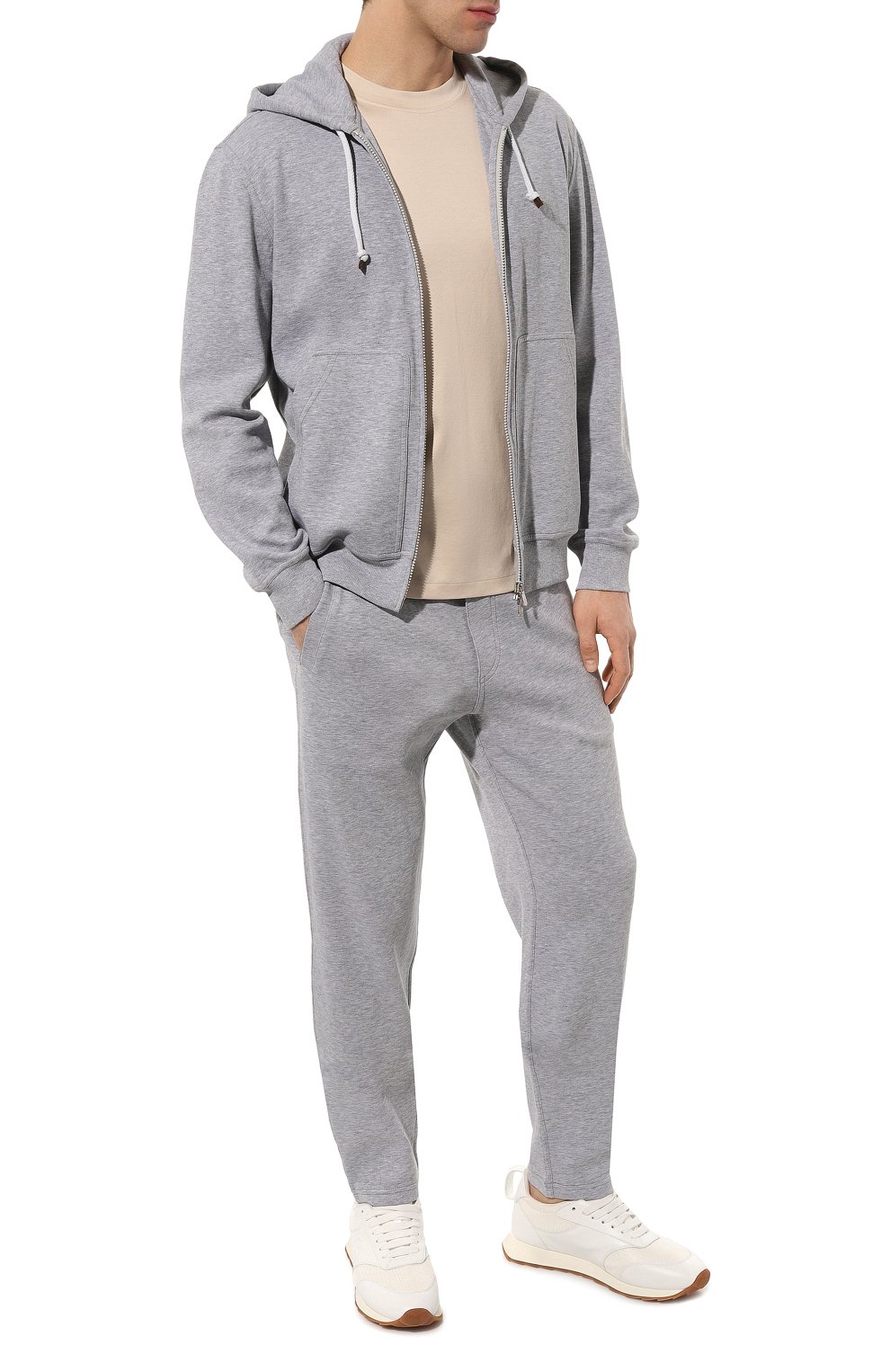 Хлопковые брюки BRUNELLO CUCINELLI, арт. M0T353243G, фото 2