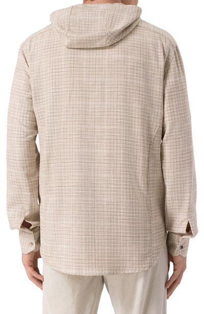 Рубашка из шерсти и шелка KITON, арт. UMCMARK0617E17, фото 4