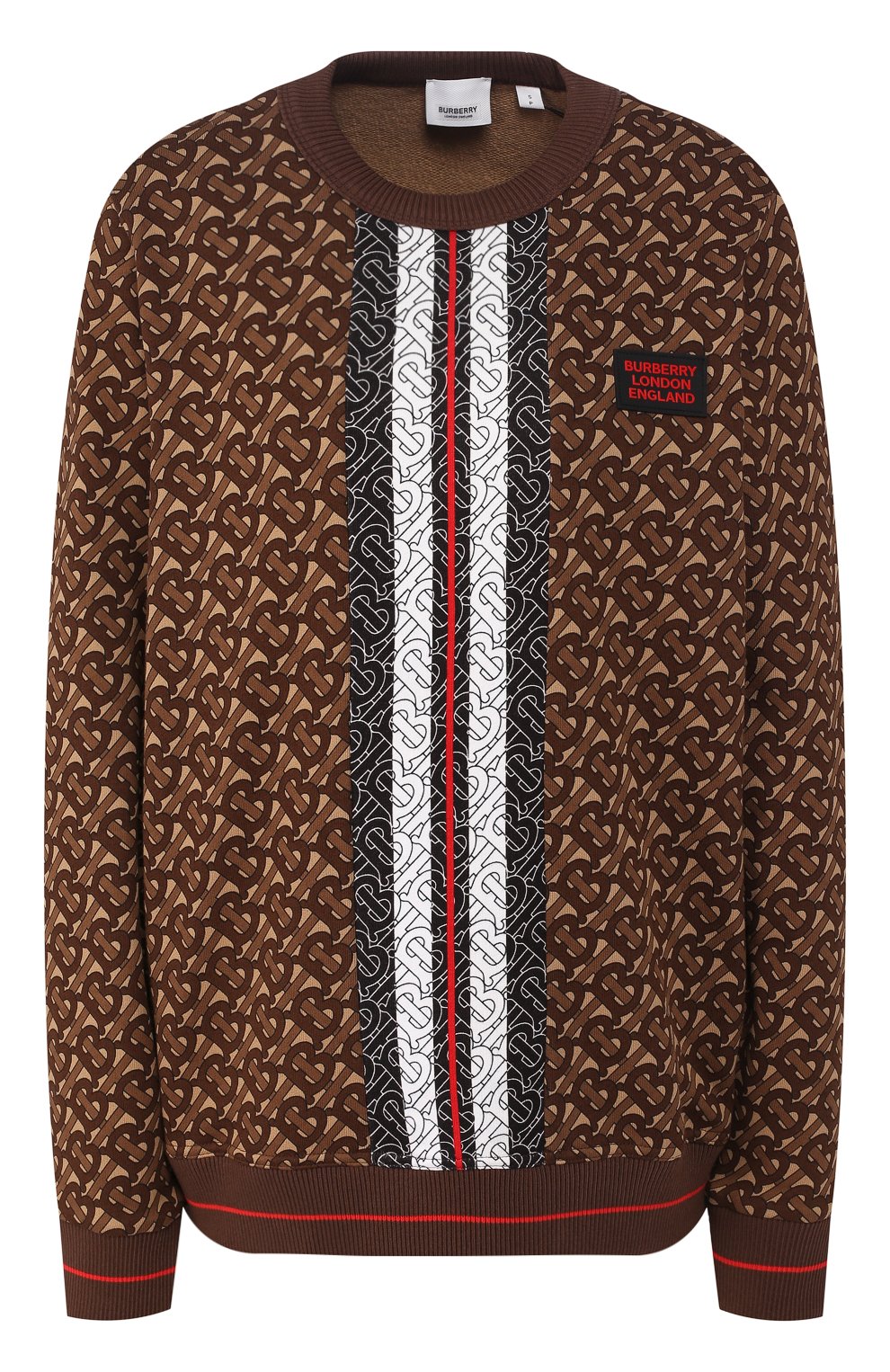 Хлопковый свитшот BURBERRY, арт. 8018453, фото 1