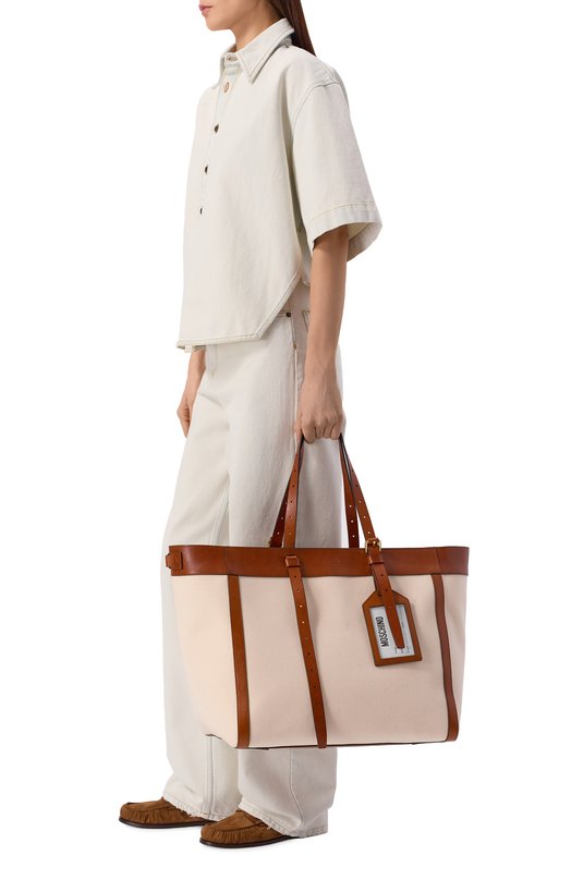 Сумка-тоут ID-bag Moschino MC4077PP10/009 Кремовый  MC4077PP10/009 Фото 3