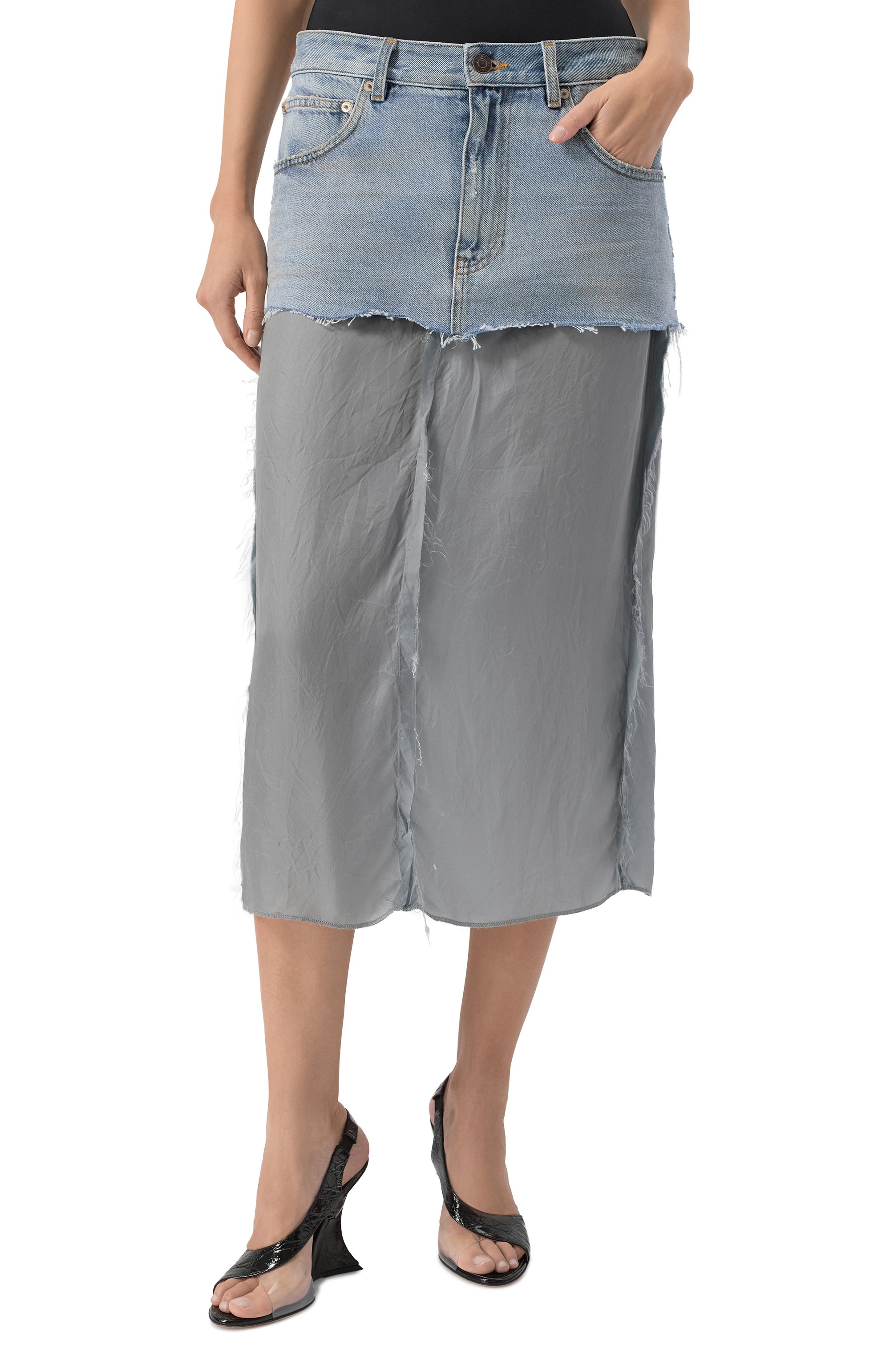 Джинсовая юбка BALENCIAGA, арт. 831721/TSW82, фото 3