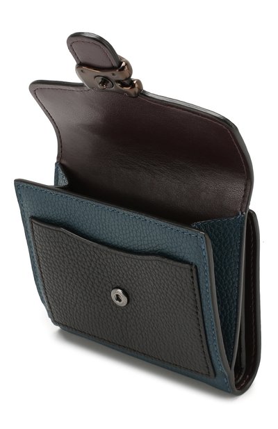 Кожаное портмоне COACH серого цвета по цене 18900 руб., арт. 76302, фото 3 Кожаное портмоне COACH, арт. 76302, фото 3