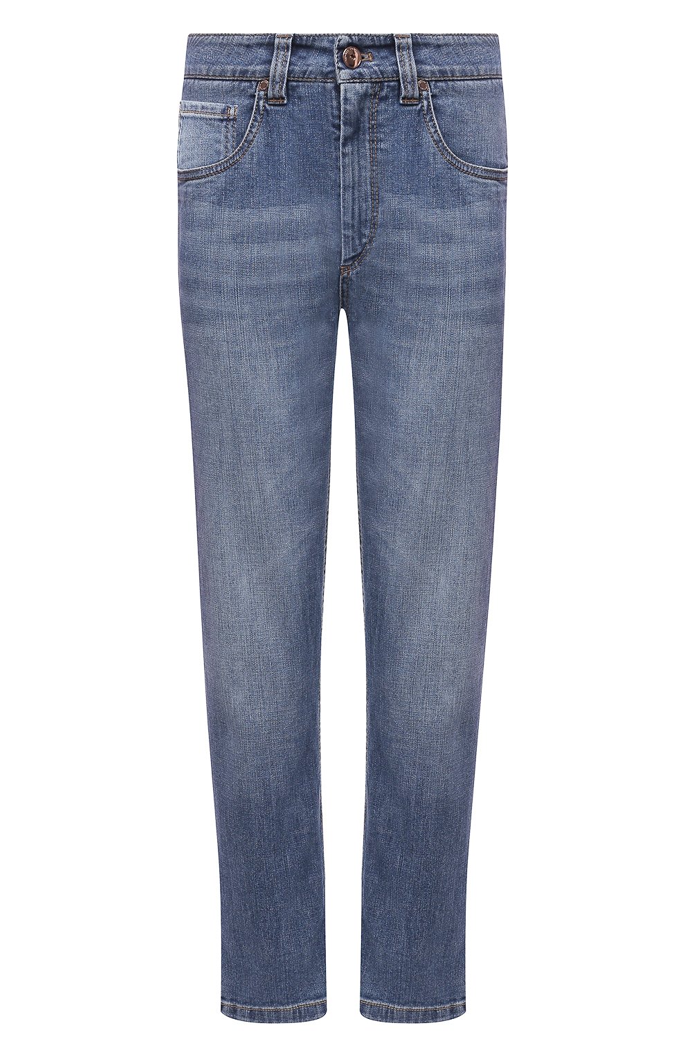 Джинсы BRUNELLO CUCINELLI синего цвета по цене 99450 руб., арт. MH186P5676, фото 1 Джинсы BRUNELLO CUCINELLI, арт. MH186P5676, фото 1