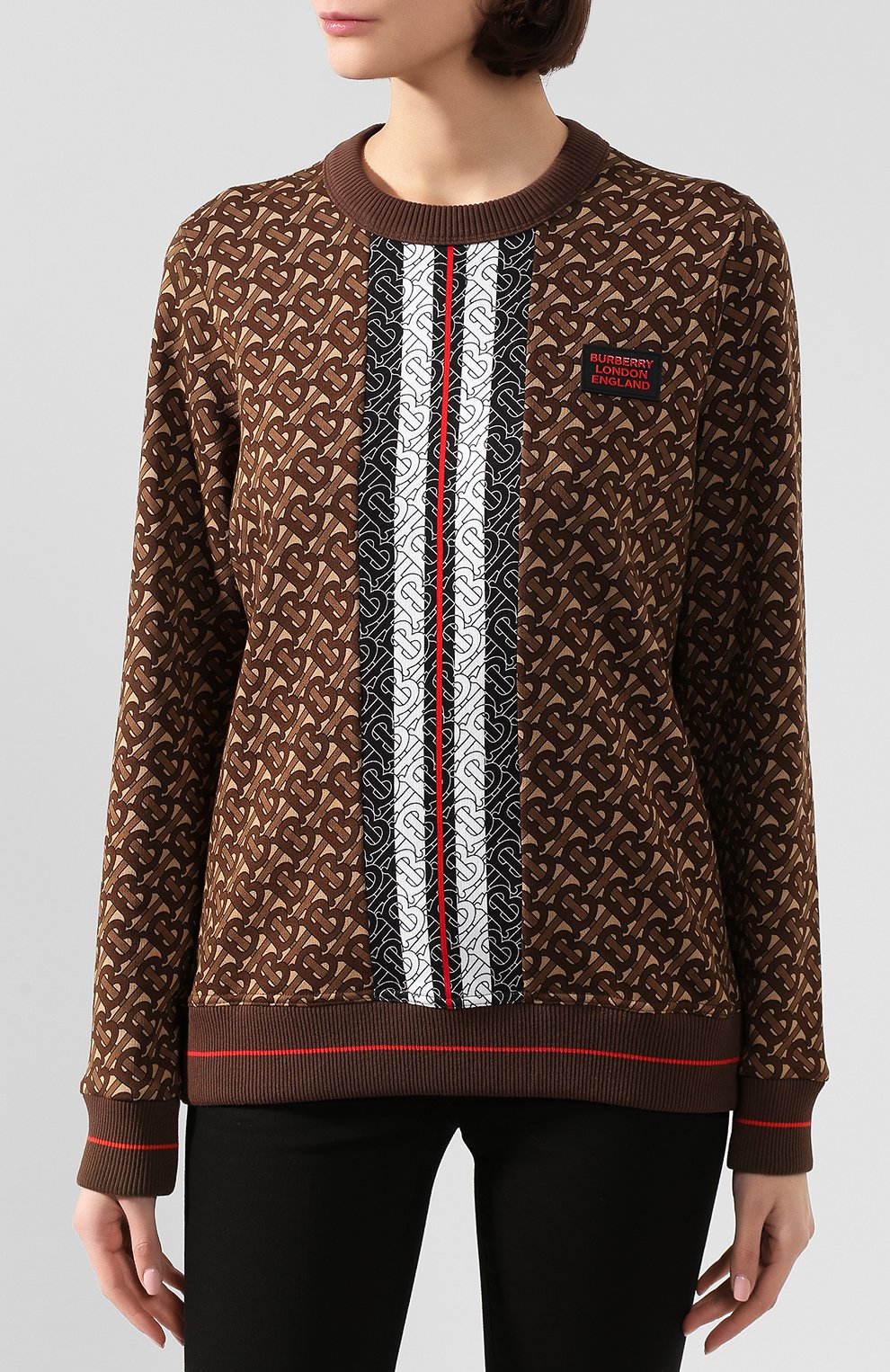 Хлопковый свитшот BURBERRY, арт. 8018453, фото 3