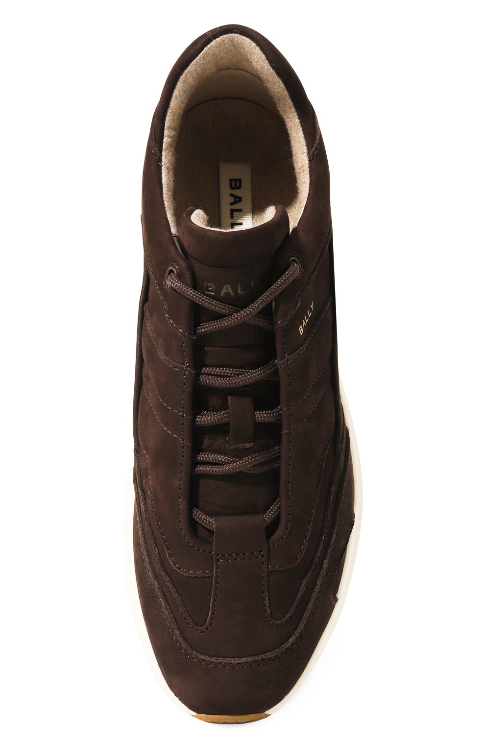 Кроссовки dressy из нубука BALLY, арт. MSK0AL/NK005, фото 6