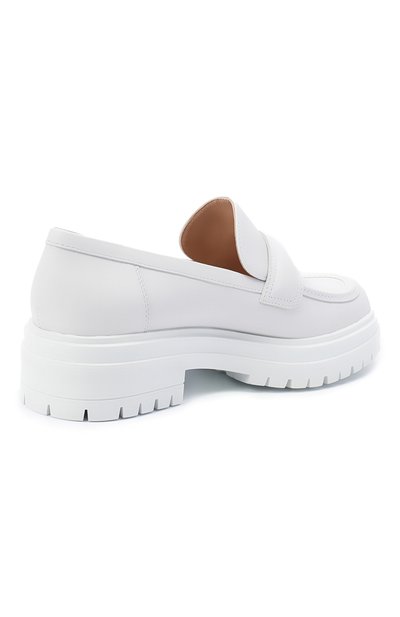 Кожаные лоферы argo GIANVITO ROSSI, арт. G25159.20G0M.CLNBIAN, фото 4