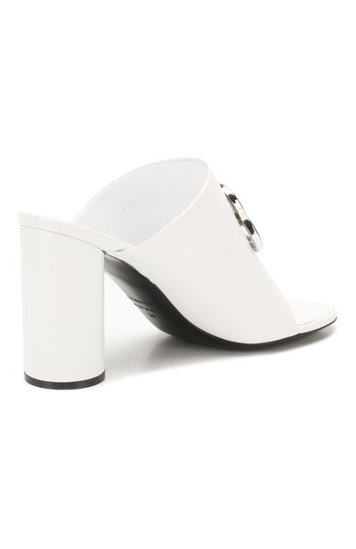 Кожаные мюли oval BALENCIAGA, арт. 604065/WA8F8, фото 4