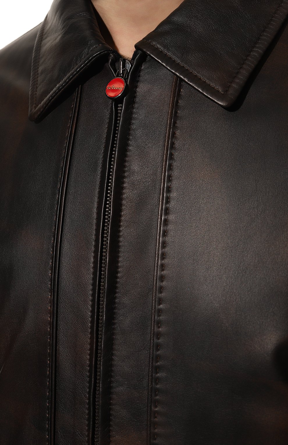 Кожаная куртка KITON, арт. UW0141B/N79, фото 5