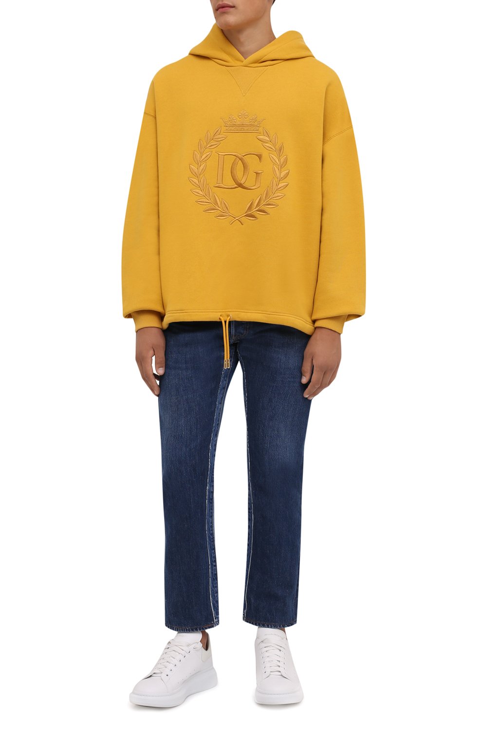 Хлопковое худи DOLCE & GABBANA, арт. G9TI1Z/FU77G, фото 2