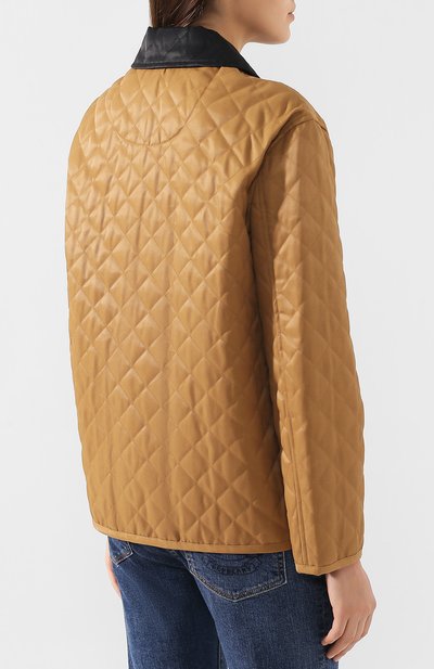 Стеганая куртка BURBERRY бежевого цвета по цене 99500 руб., арт. 8007019, фото 4 Стеганая куртка BURBERRY, арт. 8007019, фото 4