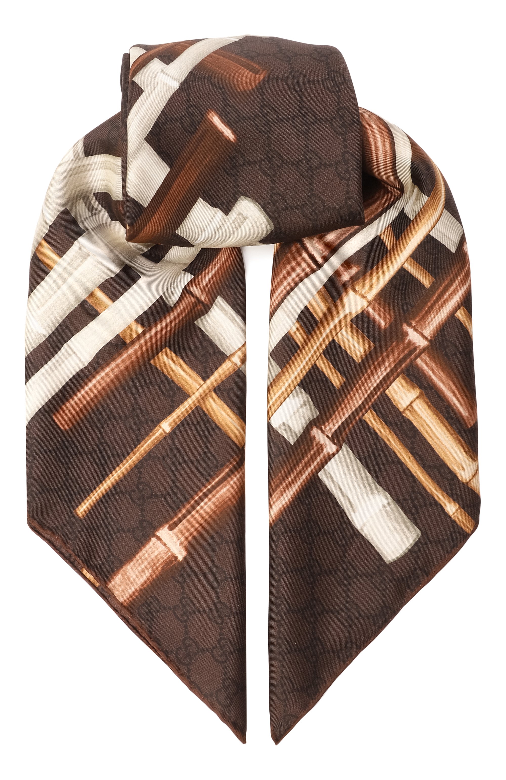 Шелковый платок GUCCI, арт. 848374/3G001, фото 1