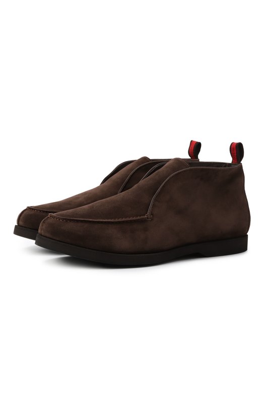 Замшевые ботинки Kiton USSA105N0010804 Коричневый USSA105N0010804