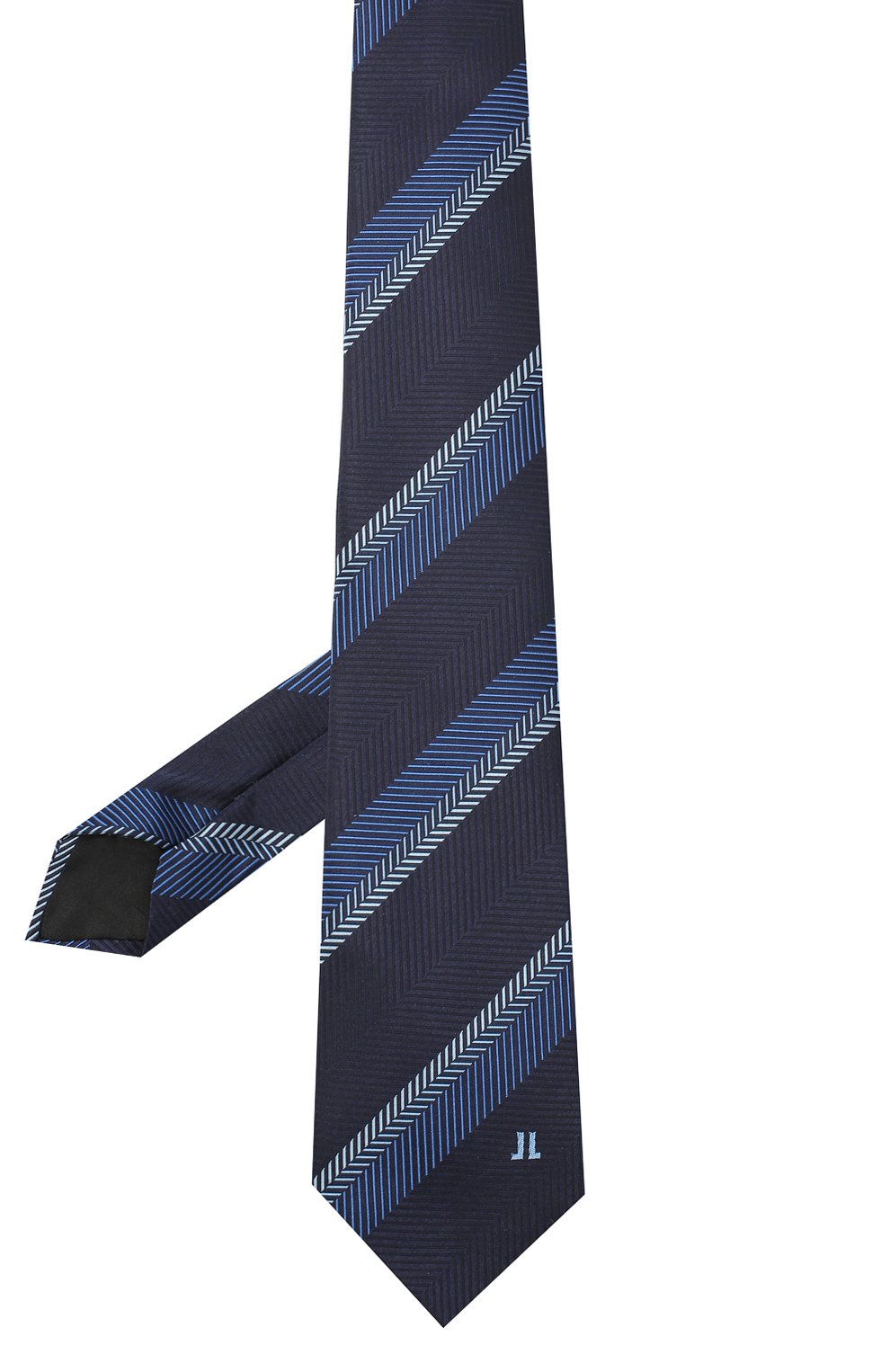 Шелковый галстук LANVIN темно-синего цвета по цене 10850 руб., арт. 3029/TIE, фото 2 Шелковый галстук LANVIN, арт. 3029/TIE, фото 2